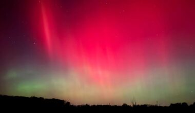 Purdue students gather to see Northern Lights from campus | Campus