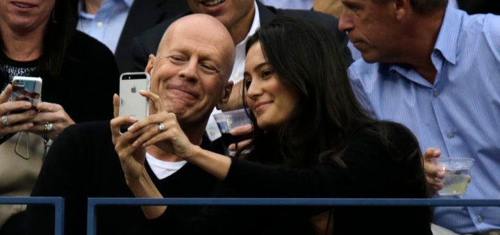 Bruce Willis, left, and wife Emma Heming Willis first met in 2007. 