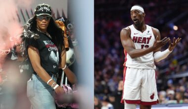 July 27, 2025, Arlington, Texas, USA: Las Vegas Aces center AJA WILSON (22) reacts to a missed shot during a WNBA, Basketball Damen, USA game between the Las Vegas Aces and Dallas Wings at College Park Center.