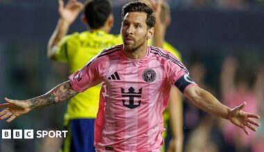 MLS play-offs: Lionel Messi stars as Inter Miami beat Nashville to reach semi-finals