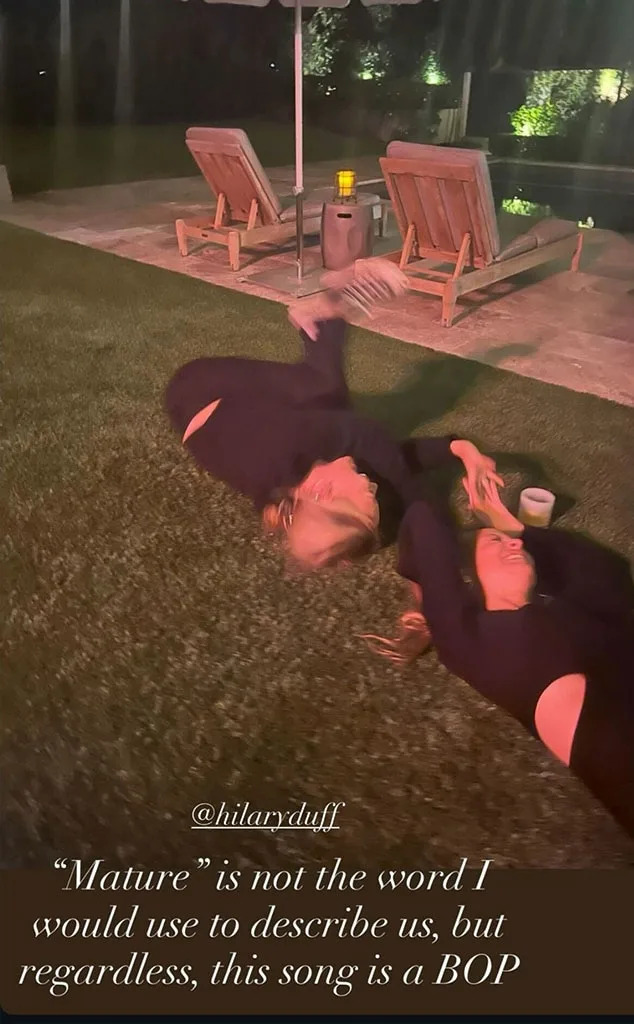 Hilary Duff, Nicole Richie, Mature Song Reaction