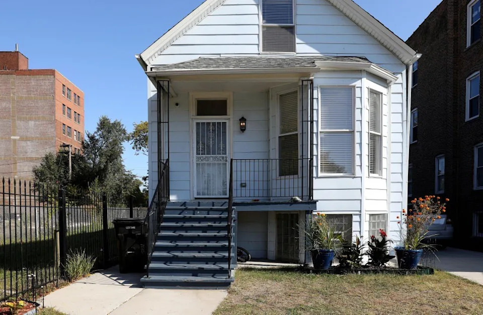 Rapper Kanye West's once-plentiful real estate portfolio has been left in a state of despair, with the latest casualty of the A-lister's so-called dwelling curse being his childhood home, which he has reportedly failed to pay taxes on for the past several months. <span class="image-credit">(Raymond Boyd/Getty Images)</span>