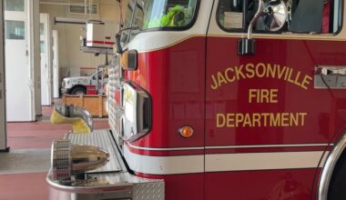 Jacksonville Fire Department vehicle stolen during call, suspect in custody
