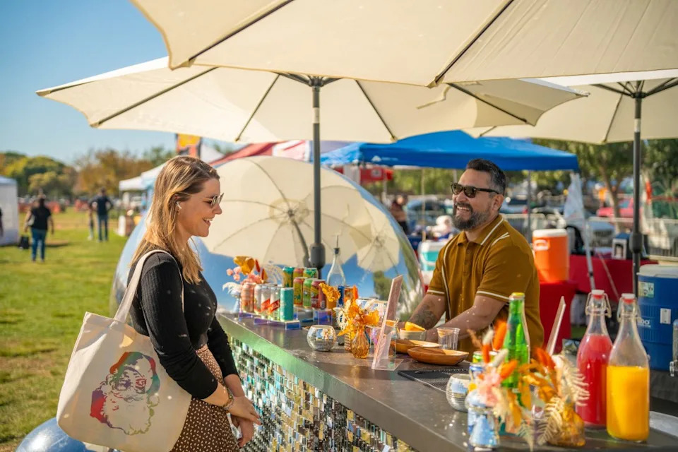 Holiday market at Liberty Station. (San Diego Made)