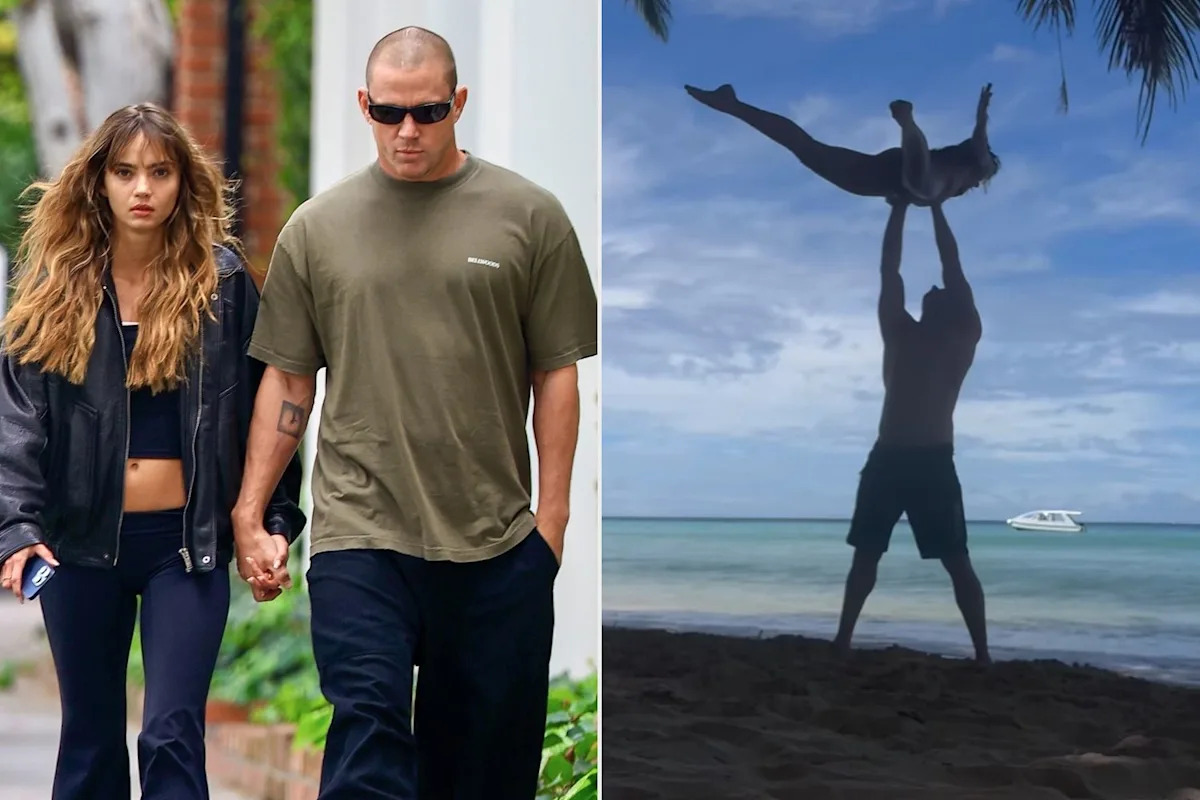 Watch Channing Tatum Adorably Coach Girlfriend Inka Williams to Pull Off a “Dirty Dancing” Lift on Fiji Vacation