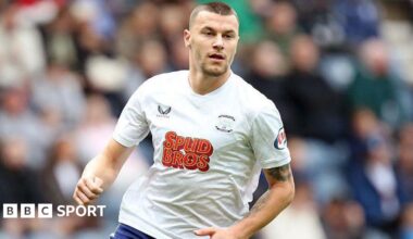 Milutin Osmajic in action for Preston North End