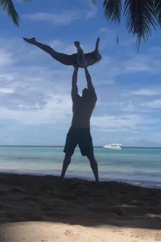 Inka Williams/instagram Channing Tatum and Inka Williams in Fiji.