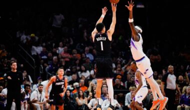 Phoenix Suns two-way player sidelined with hip injury in dominant win