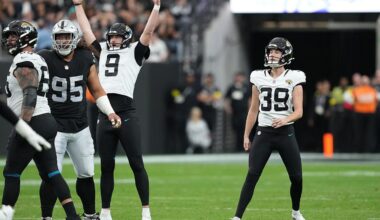 Jaguars kicker Cam Little slams home an NFL-record 68-yard field goal