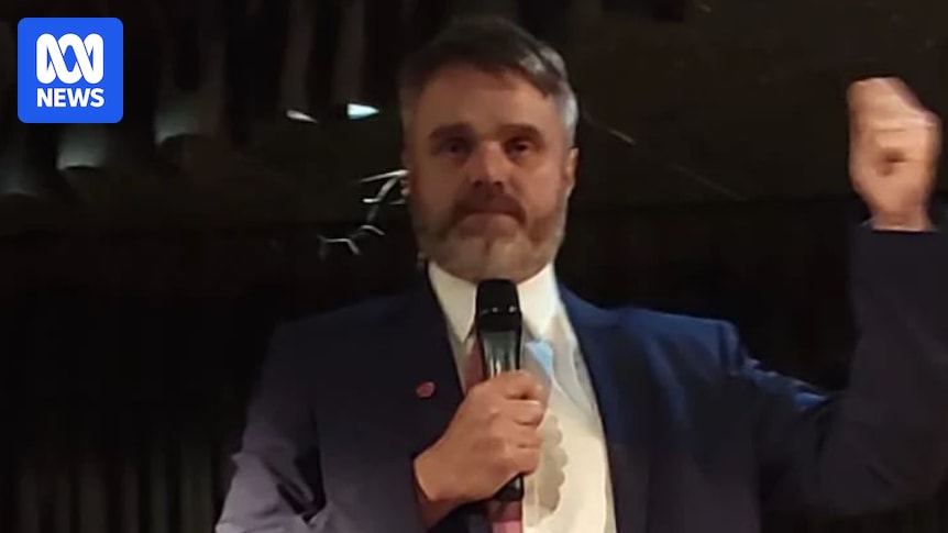 Former Neighbours star Damien Richardson found guilty of public Nazi salute