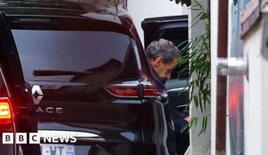 Former French president Sarkozy released from prison after three weeks