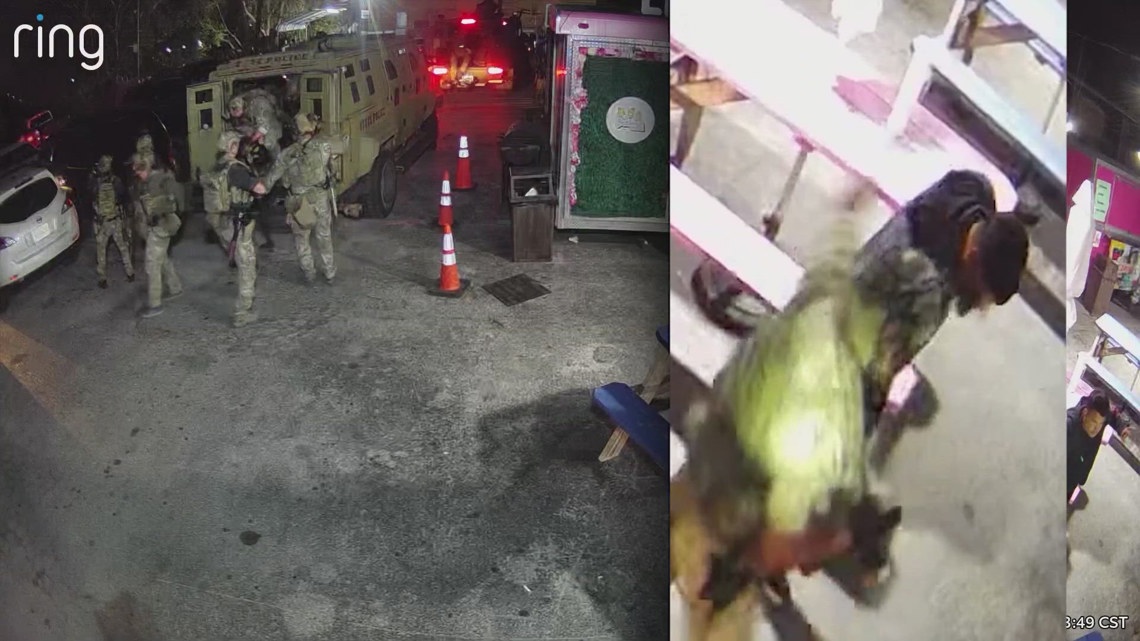 Surveillance video shows chaos as San Antonio raid ends with 143 Arrests, FBI claims 51 linked to Venezuelan gang