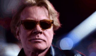 Axl Rose pictured at an F1 event in 2024