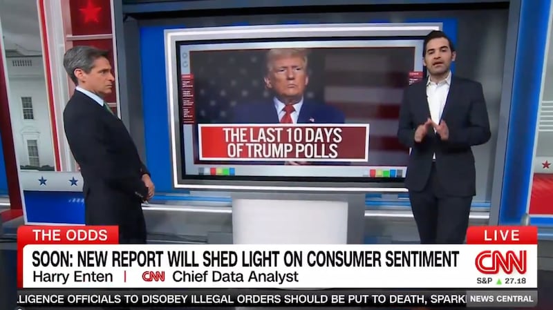 Harry Enten talks about Trump's last ten days in the polls.