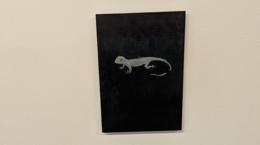 Jerónimo Elespe's 2020 oil painting "Soberana" is among the works on display at the Power...