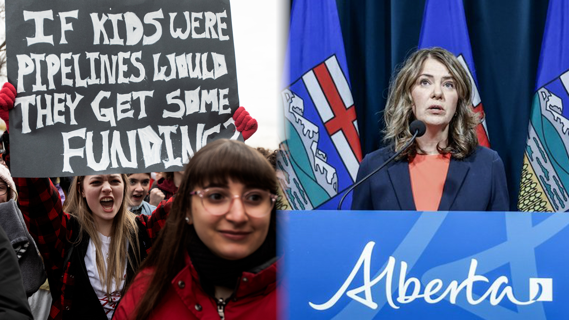 Click to play video: 'Smith faces pushback for using notwithstanding clause to end Alberta’s teachers’ strike'
