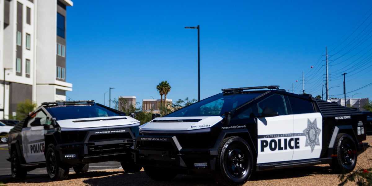 The nation's largest police fleet of Tesla Cybertrucks is about to hit the streets of Las Vegas