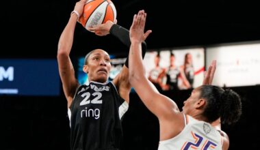 A'ja Wilson waxes lyrical over 'perfect' boyfriend Bam Adebayo's undying support