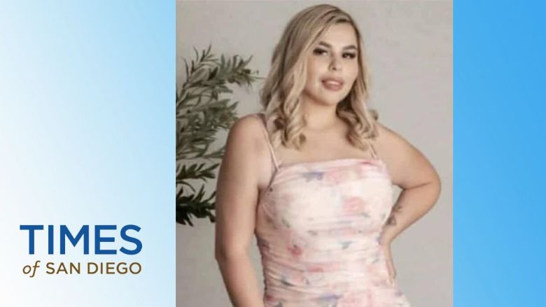 A portrait of a woman in a pink dress, Alexis Berenice Guadarrama Orozco who is missing and presumed dead.