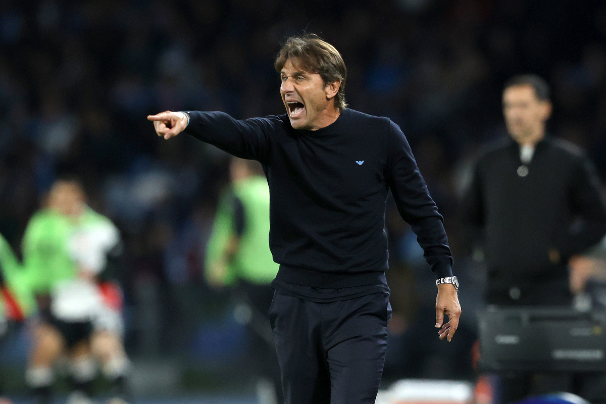 NAPLES, ITALY - NOVEMBER 04: Antonio Conte SSC Napoli head coach during the UEFA Champions League 2025/26 League Phase MD4 match between SSC Napoli and Eintracht Frankfurt at Stadio Diego Armando Maradona on November 04, 2025 in Naples, Italy. (Photo by Francesco Pecoraro/Getty Images)