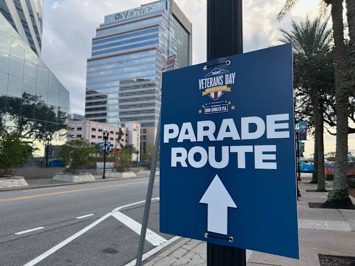Downtown streets to be decked in red, white and blue for Veterans Day parade amid chilly temperatures