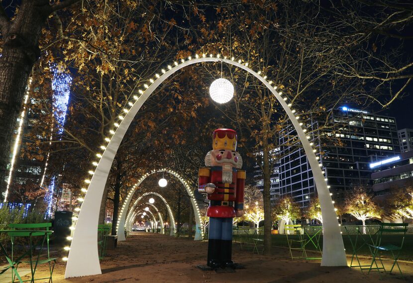 A look at past holiday lights at Klyde Warren Park in downtown Dallas