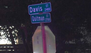 Houston pedestrian dies in fatal incident on Davis Street