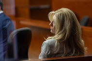 Cindy Clemishire listens during a hearing in which attorneys for Gateway Church and several...