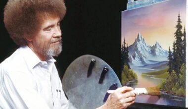 Auction of Bob Ross paintings aims to fill funding gaps for public broadcasting