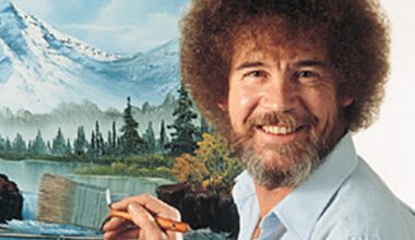 Bob Ross paintings auctioned for over $600K to help public TV stations – NBC Los Angeles