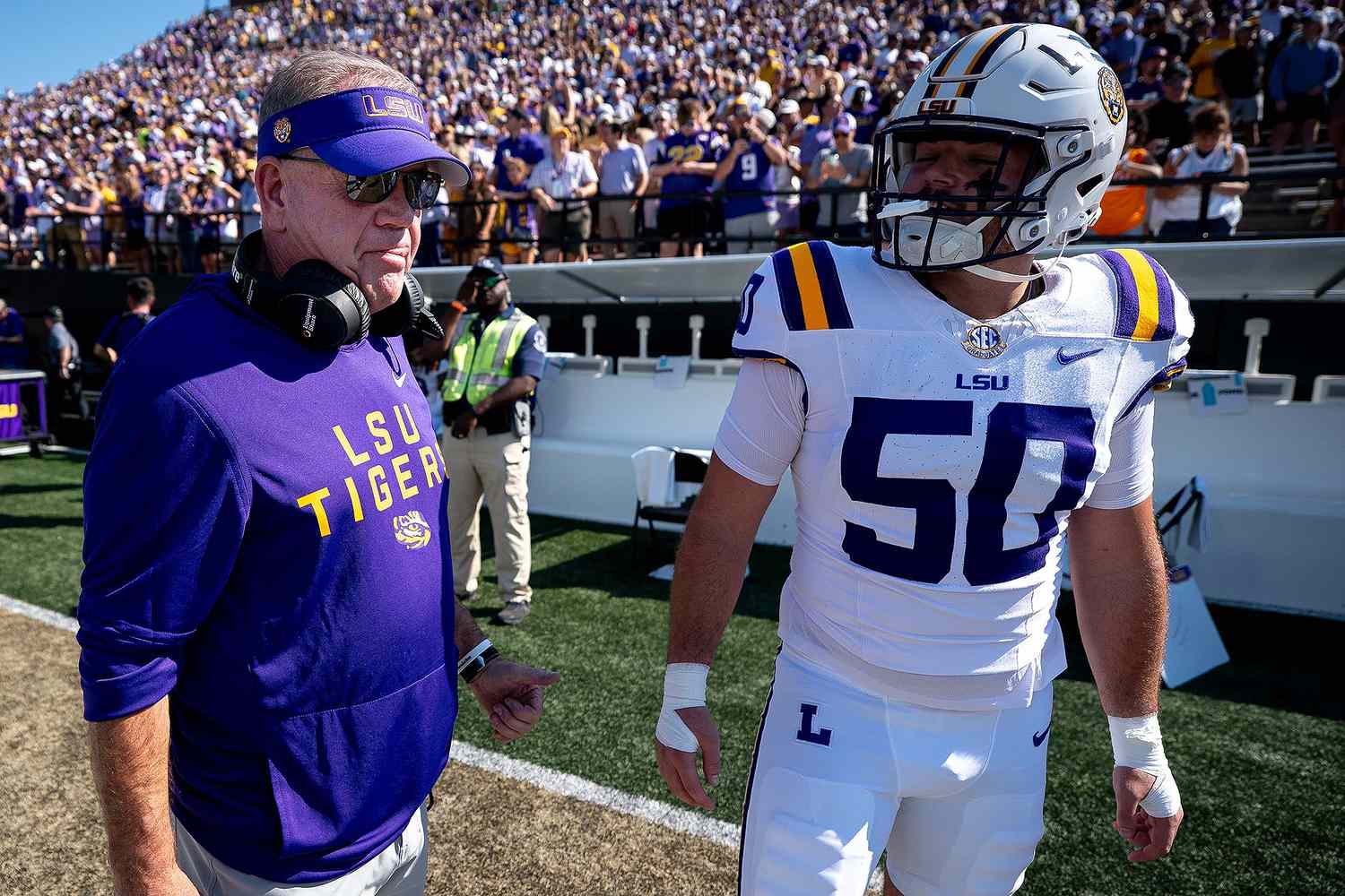 Brian Kelly’s Son Shares Pointed Message for His Dad at LSU Senior Night