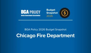 Chicago Fire Department - BGA Policy 2026 Budget Snapshot