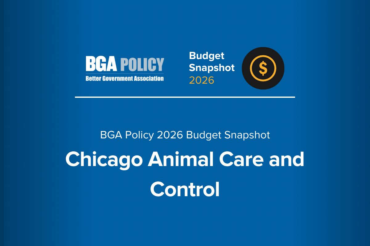 Chicago Animal Care and Control - BGA Policy 2026 Budget Snapshot