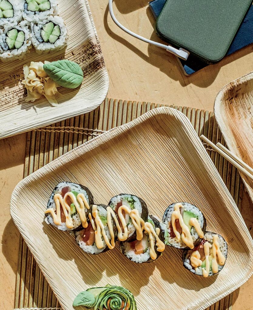 Sushi at Arami at Midway Airport