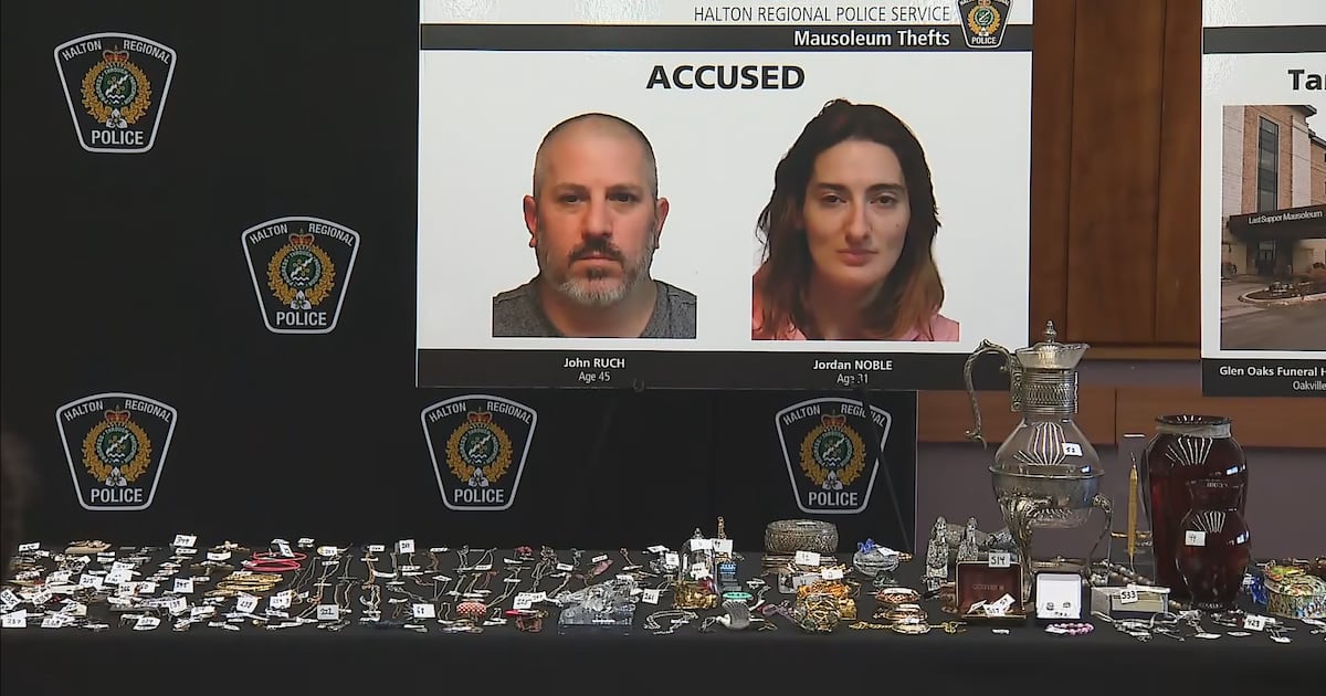 ‘Callous and reprehensible’: 2 suspects arrested in more than 300 thefts from GTA cemeteries - CTV News