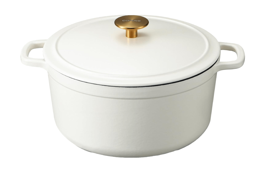CAROTE 5-Quart Cast Iron Dutch Oven 