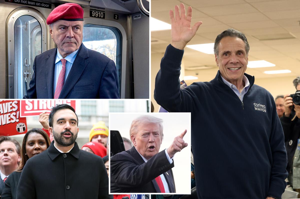 Trump tells New York 'you must vote' for Andrew Cuomo over Zohran Mamdani in NYC election -- and ditch Curtis Sliwa