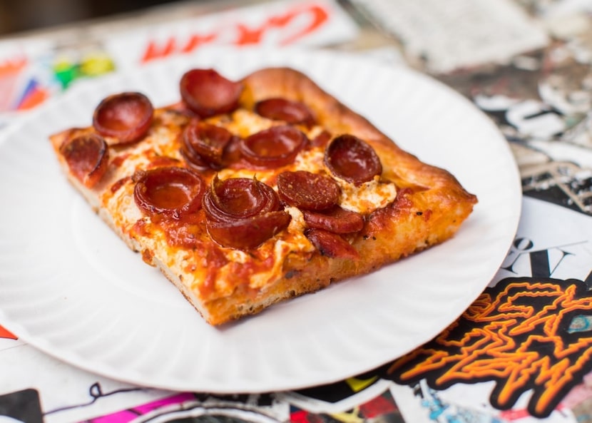 Prince St. Pizza's most famous pie is the Spicy Spring, which comes dotted with greasy...