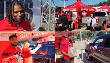 ‘Happy to see how joyful they are,’ Texans provide 1,000 Thanksgiving meals to Houston families