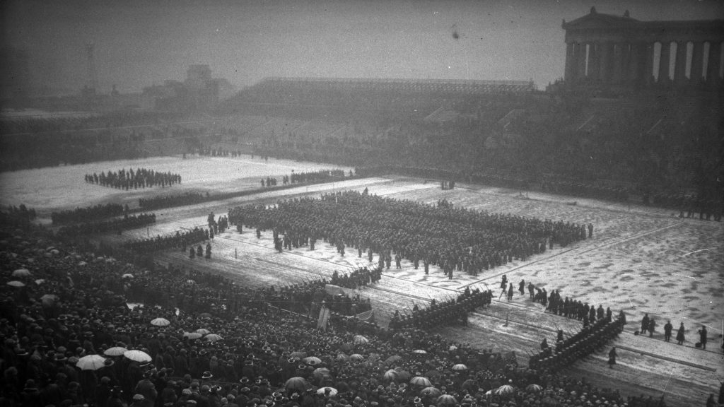 Soldier Field dedicated during Army vs. Navy game