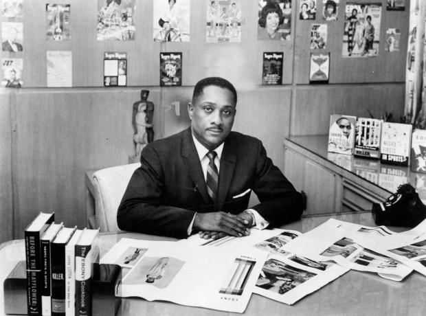 John H. Johnson, publisher of Ebony magazine, circa June 25, 1967. (Chicago Tribune archive)