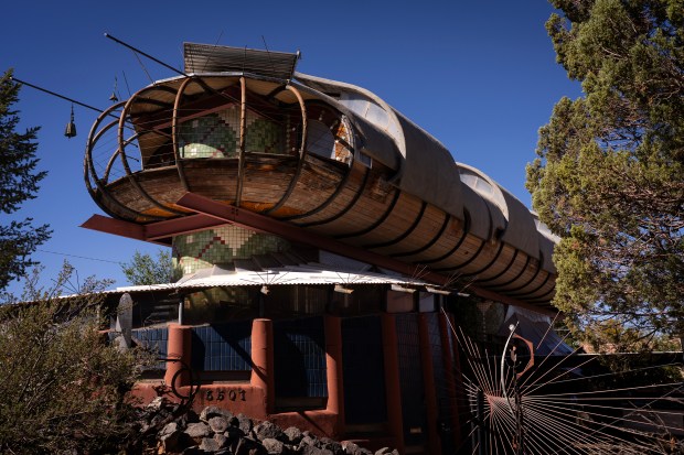 Bart Prince residence and studio on Oct. 17, 2025, that...