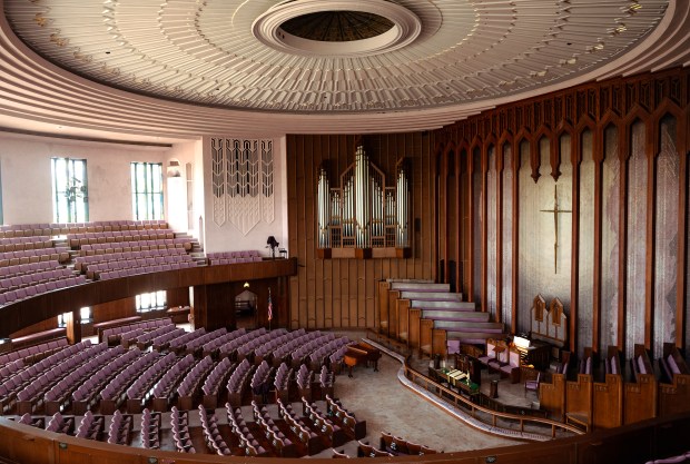 Boston Avenue United Methodist Church by Bruce Goff in Tulsa,...