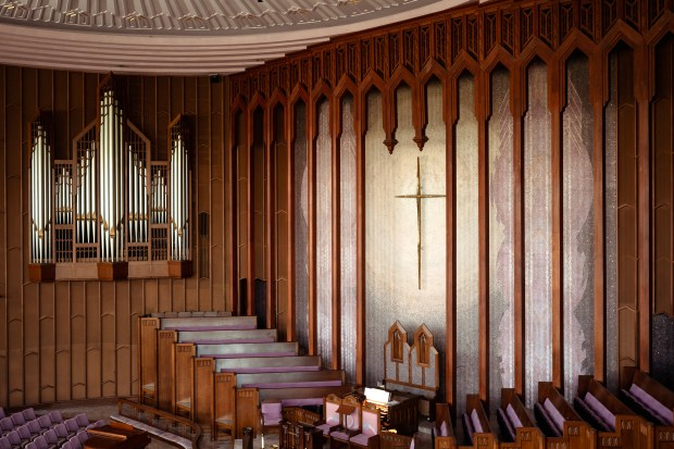 Boston Avenue United Methodist Church by Bruce Goff in Tulsa,...
