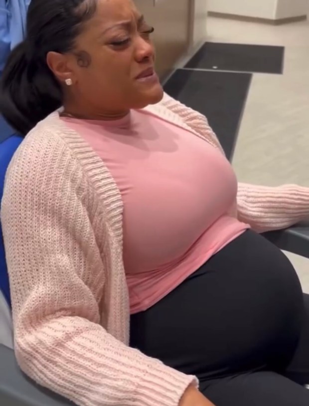 Dolton, Illinois resident Mercedes Wells was discharged from Franciscan Health Crown Point hospital early Sunday morning because nurses told her that labor wasn't progressing and she was only dilated 3 cm, according to the family. They were driving to Munster's Community Hospital about eight minutes later when they had to pull over the car where Mercedes delivered a healthy baby girl. (Wells Family)