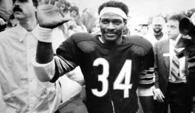 Bears Hall of Famer Walter Payton — 'Sweetness' — dies