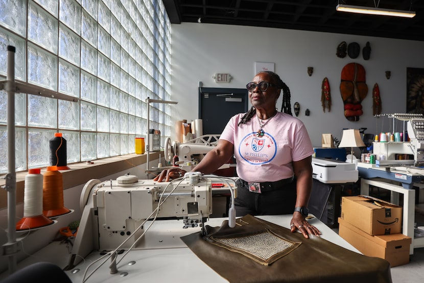 Jacqueline Bowman poses for a photo at the WeCreation Center on Oct. 15, 2025, in Dallas....