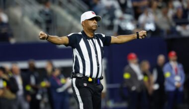 NFL Ref Adrian Hill Reportedly Avoids Serious Injury After Being Carted Off