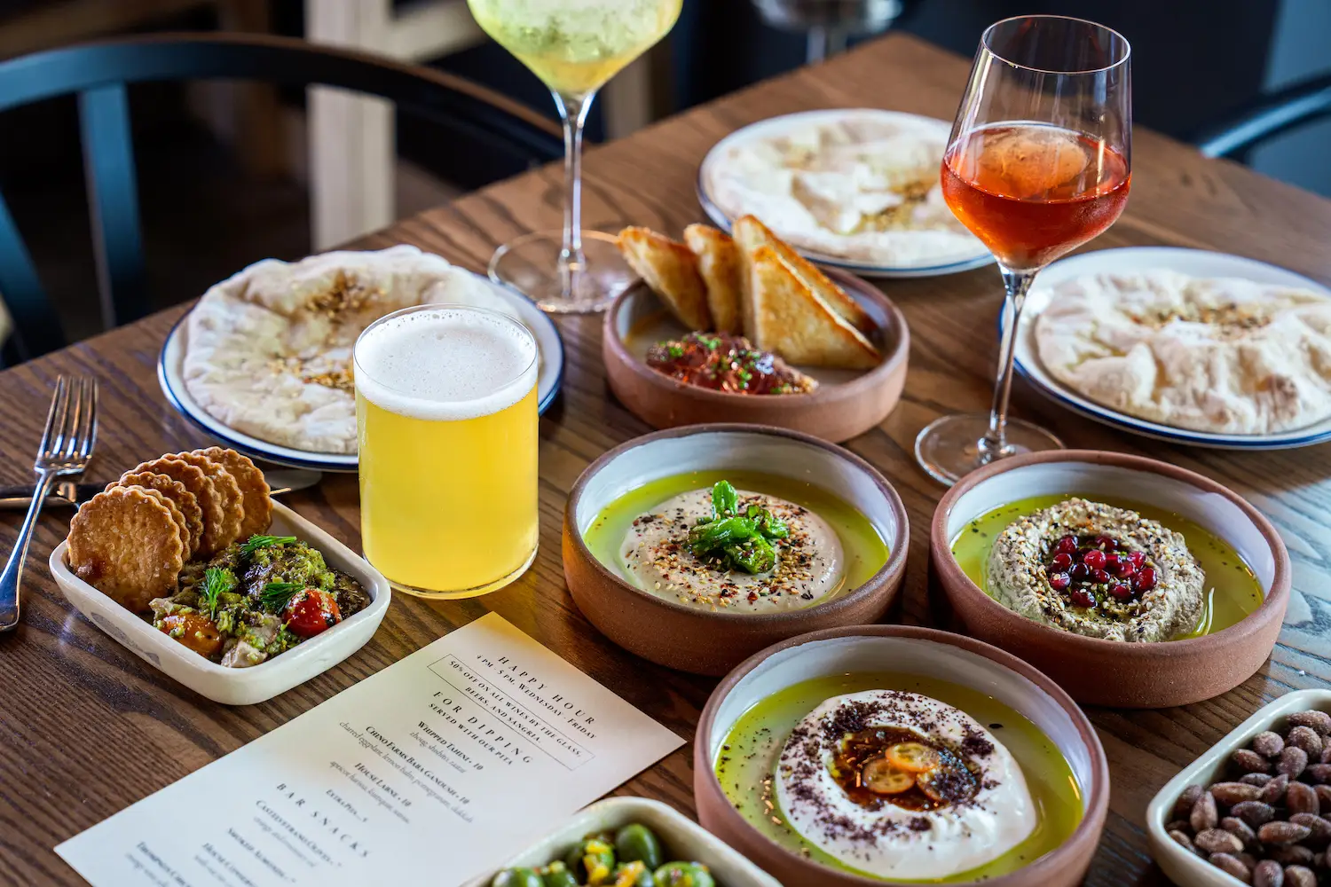 Food and wine from San Diego restaurant Cellar Hand in Hillcrest where the Orchard to Table event will be held