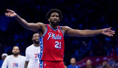 Joel Embiid returns to 76ers lineup after missing 9 games with knee soreness
